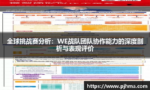 全球挑战赛分析：WE战队团队协作能力的深度剖析与表现评价