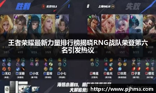 王者荣耀最新力量排行榜揭晓RNG战队荣登第六名引发热议