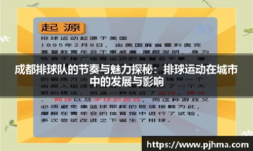 成都排球队的节奏与魅力探秘：排球运动在城市中的发展与影响